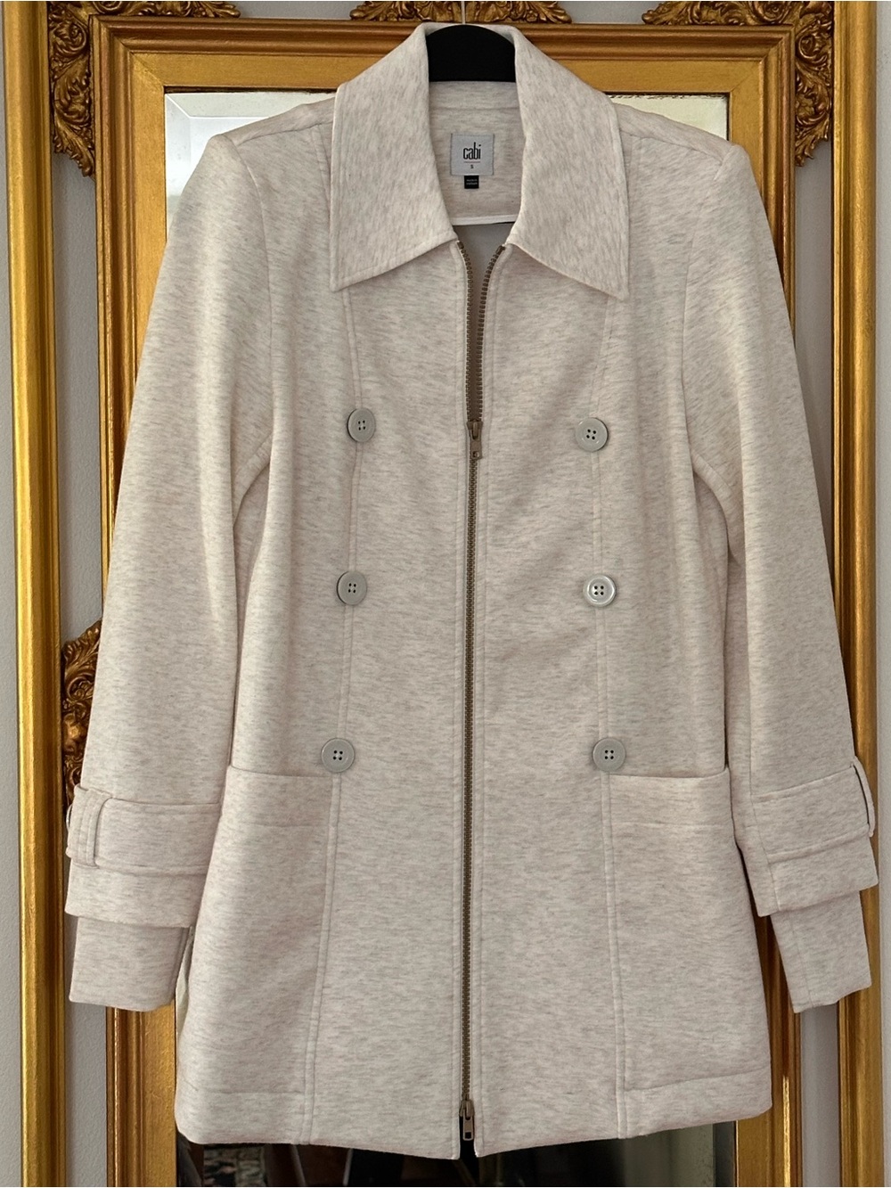Cabi Headline Topper #6463 Off-White/S
